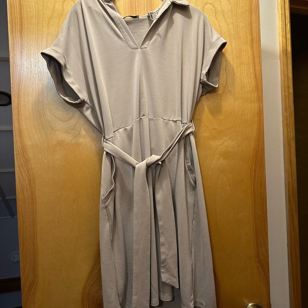 Esprit khaki shirt dress